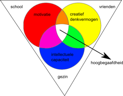 Hoogbegaafd -Waarde IQ cijfer